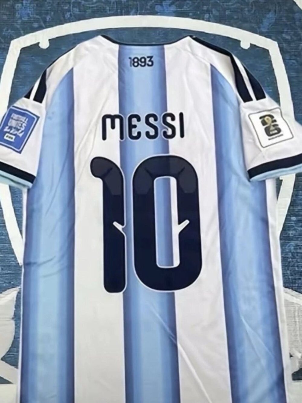 Argentina 2026 Home Messi 10 Jersey Blue White Soccer Football Shirt